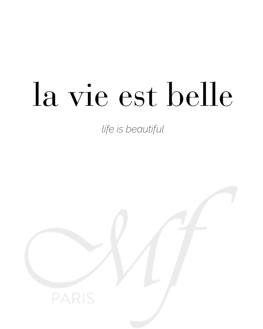 Life is beautiful quote