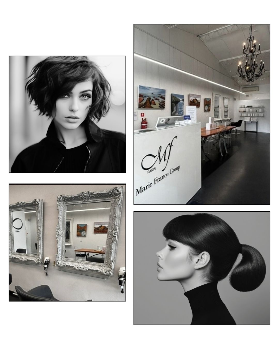 Salon and hair models Marie France salon Salon and hair models Marie France salon